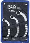 BGS Ringschl&uuml;ssel BGS Starter- und Blockschl&uuml;ssel-Satz SW 10x13 - 17x19 mm...