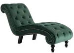 vidaXL Chaiselongue, Liegesofa Gr&uuml;n Samt