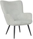 byLIVING Sessel Uta (Bezug: Samt, Webstoff, Cord, Grob-Cord, Boucl&egrave; / Farbe: