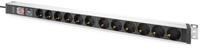 Digitus Netzwerkschrank 1HE Aluminium PDU, Rack Mount, 12 x Schutzkontakt 16A