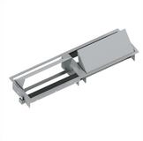 Bachmann CONI DUO Einbaurahmen 2 x Small Einbau-Tischsteckdosenleiste, 911.026