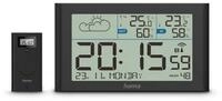 Hama Wetterstation "Sylt" mit Au&szlig;ensensor, Funk, Wecker Wetterstation