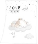 Babydecke Sleeping little bear, Baby Best, mit niedlichem Teddy Design und