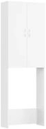 vidaXL Badregal NA Waschmaschinenschrank Wei&szlig; 64x25,5x190 cm