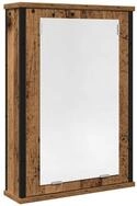 vidaXL Spiegelschrank NA Badspiegel Spiegelschrank Altholz-Optik 42x12x60 cm