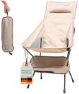 Skandika Campingstuhl Solig, bis 120 kg belastbar, Stahlrahmen, Mesh-Eins&auml;tze