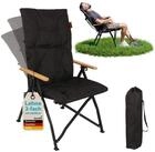 Skandika Campingstuhl Nojata, faltbar, 3-Fach verstellbare R&uuml;ckenlehne,...