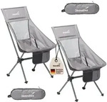 Skandika Campingstuhl Compact, Klappstuhl, Gartenstuhl, Faltstuhl, Outdoor,...