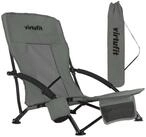 VirtuFit Campingstuhl Strandstuhl - Klappbar - Inkl. Tragetasche - Grau