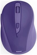 Hama Funkmaus WM-400 ergonomisch optisch 6 Tasten leise Maus (Funk, Ergonomisch,
