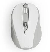 Hama Funkmaus WM-400 ergonomisch optisch 6 Tasten leise Maus (Funk, Ergonomisch,