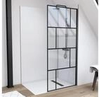 Marwell Walk-in-Dusche Bricks, Einscheibensicherheitsglas, ohne Haltestange,...