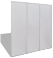 vidaXL Duschwand, Duschabtrennung 117x120 cm 3-teilig Faltbar