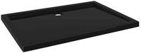 vidaXL Duschwanne Duschtasse ABS Rechteckig Schwarz 70x100 cm