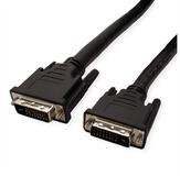 ROLINE Monitorkabel DVI, ST-ST, (24+1) dual link Audio- & Video-Kabel, DVI-D 24+1,