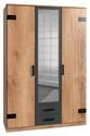 Wimex Kleiderschrank Liverpool, Made in Germany mit Spiegel und 2 Schubladen,