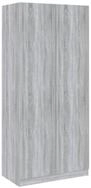 vidaXL Kleiderschrank NA Kleiderschrank Grau Sonoma 90x52x200 cm Spanplatte