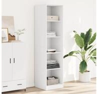 vidaXL Stauraumschrank vidaXL Kleiderschrank Wei&szlig; 50x50x200 cm Holzwerkstoff