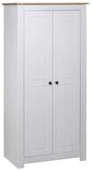 vidaXL Kleiderschrank Mehrzweckschrank Wei&szlig; 80&times;50&times;171,5 cm Kiefer Massiv...