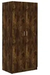 vidaXL Kleiderschrank NA Kleiderschrank R&auml;uchereiche 80x52x180 cm Spanplatte