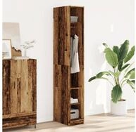 vidaXL Kleiderschrank 30 x 50 x 200 cm Kleiderschrank Altholz-Optik 30x50x200 cm