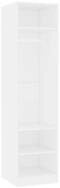 vidaXL Kleiderschrank 50 x 50 x 200 cm Kleiderschrank Wei&szlig; 50x50x200 cm...