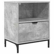 vidaXL Nachttisch Nachttisch Betongrau 49 x 36 x 61 cm Holzwerkstoff (1-St)