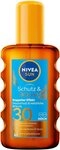 Nivea Sonnenschutzspray Schutz & Br&auml;une Sonnen&ouml;l Spray LSF 30 (200 ml), 1-tlg.