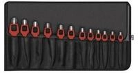 PAFFRATH Locher Henkellocheisensatz DIN 7200-A 12-tlg.Rolltasche