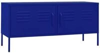vidaXL TV-Schrank TV-Schrank Marineblau 105x35x50 cm Stahl (1-St)