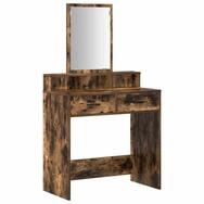 vidaXL Schminktisch Schminktisch Ger&auml;ucherte Eiche 79 x 41 x 140 cm...