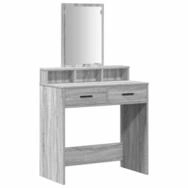 vidaXL Schminktisch Schminktisch Graues Sonoma 79 x 41 x 140 cm Holzwerkstoff...