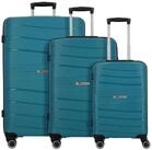 cocoono Trolleyset Leon, 4 Rollen, (3-teilig, 3 tlg), Polypropylen
