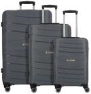 cocoono Trolleyset Leon, 4 Rollen, (3-teilig, 3 tlg), Polypropylen