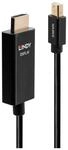 Lindy Videokabel-Adapter 1 m Mini DisplayPort HDMI 40921 HDMI-Kabel