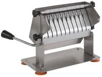 GastroHero Wurstschneider Currywurst Schneider manuell Edelstahl 10 Messer