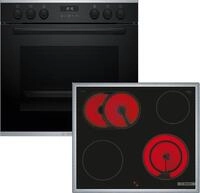 BOSCH Backofen-Set Serie 6, Serie 4 HND631FH63, mit Auszug nachr&uuml;stbar,