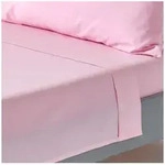 Homescapes Betttuch Bettlaken ohne Gummizug 275 x 275 cm, rosa &auml;gyptische...