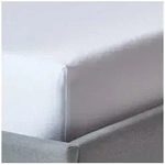 Homescapes Spannbettlaken Satin-Spannbettlaken Bio-Baumwolle - wei&szlig;, 140 x 190...