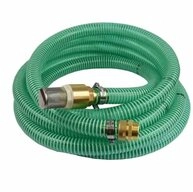 KLASEBO&reg; Saugschlauch Druckschlauch 1 Zoll, Saug-Druckschlauch Set 7m,...
