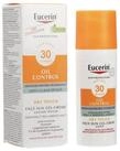 Eucerin Sonnenschutzcreme Oil Control Face Sun Gel-Creme LSF 30, Verhindert ein