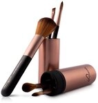 Luvia Cosmetics Kosmetikpinsel-Set TRAVEL SET, 5 tlg., 5 Pinsel aus Nurai-Haar,