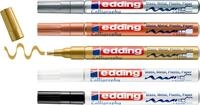 edding Kalligraphie-Stift Glanzlack-Marker 753 Kalligrafie, 5er-Set