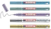 edding Lackmarker 780 metallic spezial, (5-tlg), Strichst&auml;rke 0,8 mm