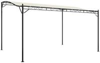 vidaXL Markise Sonnenschutz Creme 4x3 m 180 g/m&sup2; Stoff und Stahl