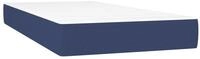 Boxspringmatratze Taschenfederkernmatratze Mittel Blau 100x200x20 cm Stoff,...