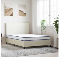 Boxspringmatratze Memory-Schaum-Matratze 140x190x17 cm Weich Wei&szlig;, vidaXL, 17...
