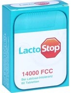 MIBE GmbH Arzneimittel LACTOSTOP 14.000 FCC Tabletten Spender Tabletten, 80 St.