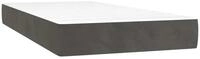 Boxspringmatratze Taschenfederkernmatratze f&uuml;r Kinder Mittel Dunkelgrau 80x160...