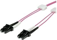 Easylan LSD42200010 Glasfaser LWL Anschlusskabel 1 m Violett Glasfaserkabel